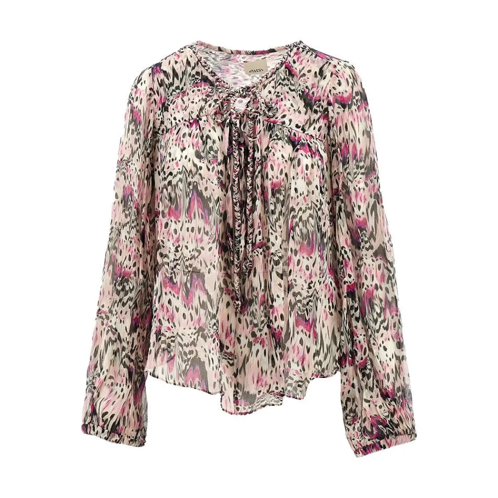 printed_silk_ametissa_blo_0.webp Sale Printed silk 'Ametissa' blouse Shirts