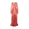 Online Printed silk long dress Dresses
