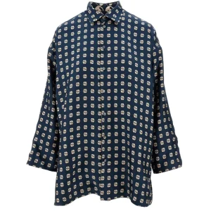 Hot Printed silk reversible shirt Shirts