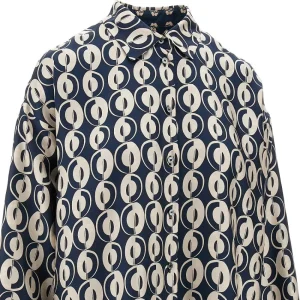 Hot Printed silk reversible shirt Shirts