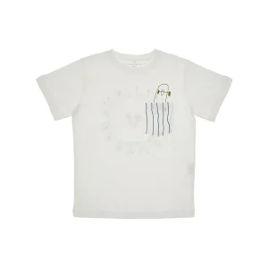 New Printed T-shirt with chest patch pocket Kids/BOY Clothing