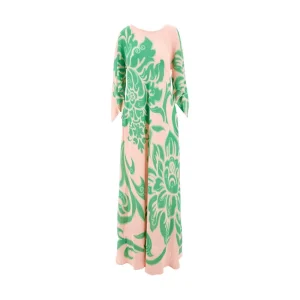 Sale Printed viscose long dress Dresses