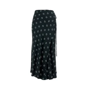 Fashion Printed viscose midi skirt Skirts