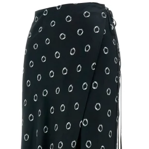 Fashion Printed viscose midi skirt Skirts