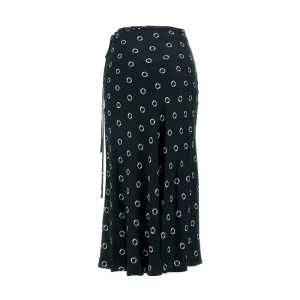 Fashion Printed viscose midi skirt Skirts