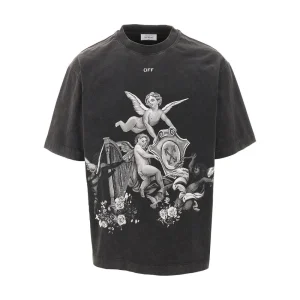Fashion Putti print Skate Fit T-shirt T-Shirts And Polo Shirts