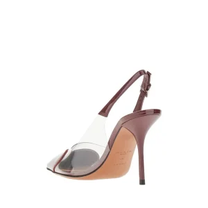 Online PVC and leather 'Le Coeur' slingback pumps Heeled Shoes