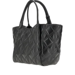 Sale Quilted faux nappa leather shopping bag Shopping Bags