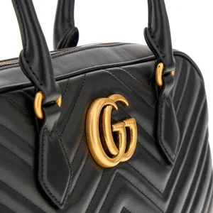 Fashion Quilted leather medium 'GG Marmont' bag Shoulder Bags