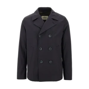 Fashion Rain Collection cotton double-breated jacket Jackets
