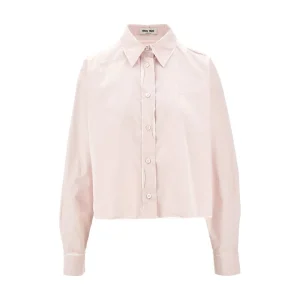 Discount Raw-cut poplin shirt Shirts