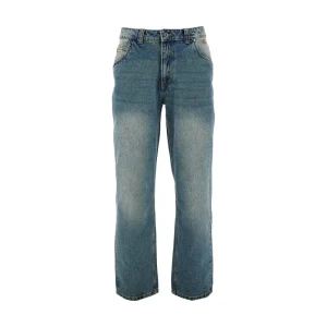 Discount Relaxed Fit jeans with eyelets Jeans