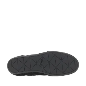 New Re-Nylon and suede leather Collapse sneakers Sneakers