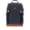 Outlet Re-Nylon backpack with triangle logo Backpacks