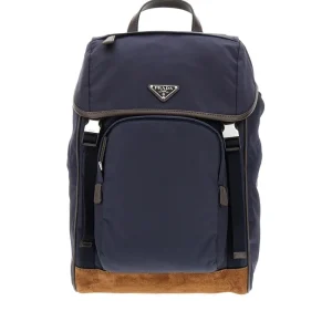 Outlet Re-Nylon backpack with triangle logo Backpacks