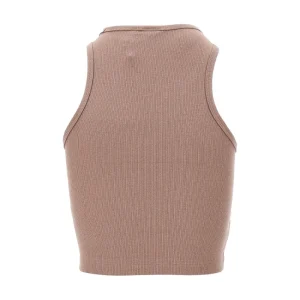 Sale Ribbed jersey cropped top Tops