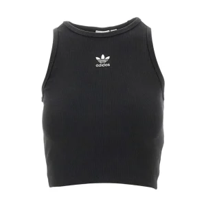 Discount Ribbed jersey top with logo embroidery Tops