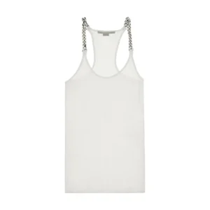 Clearance Ribbed tank top with chain straps Tops