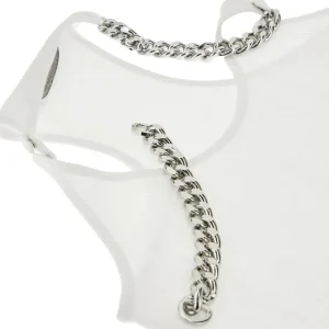 Clearance Ribbed tank top with chain straps Tops