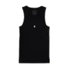 Hot Ribbed tank top with logo detail Tops