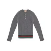 Discount Ribbed wool sweater with Web motif Kids/BOY Clothing