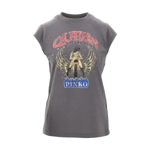 Best Rider Queen' print T-shirt Tops