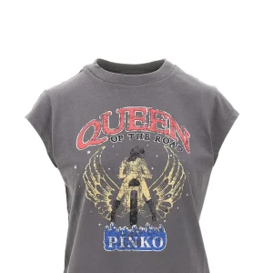 Best Rider Queen' print T-shirt Tops