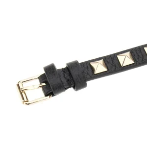 Hot Rockstud' leather bracelet Jewelry And Watches