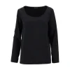 Sale Round neckline cady top Tops