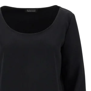 Sale Round neckline cady top Tops