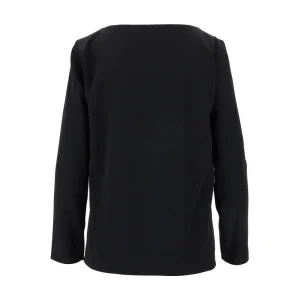 Sale Round neckline cady top Tops