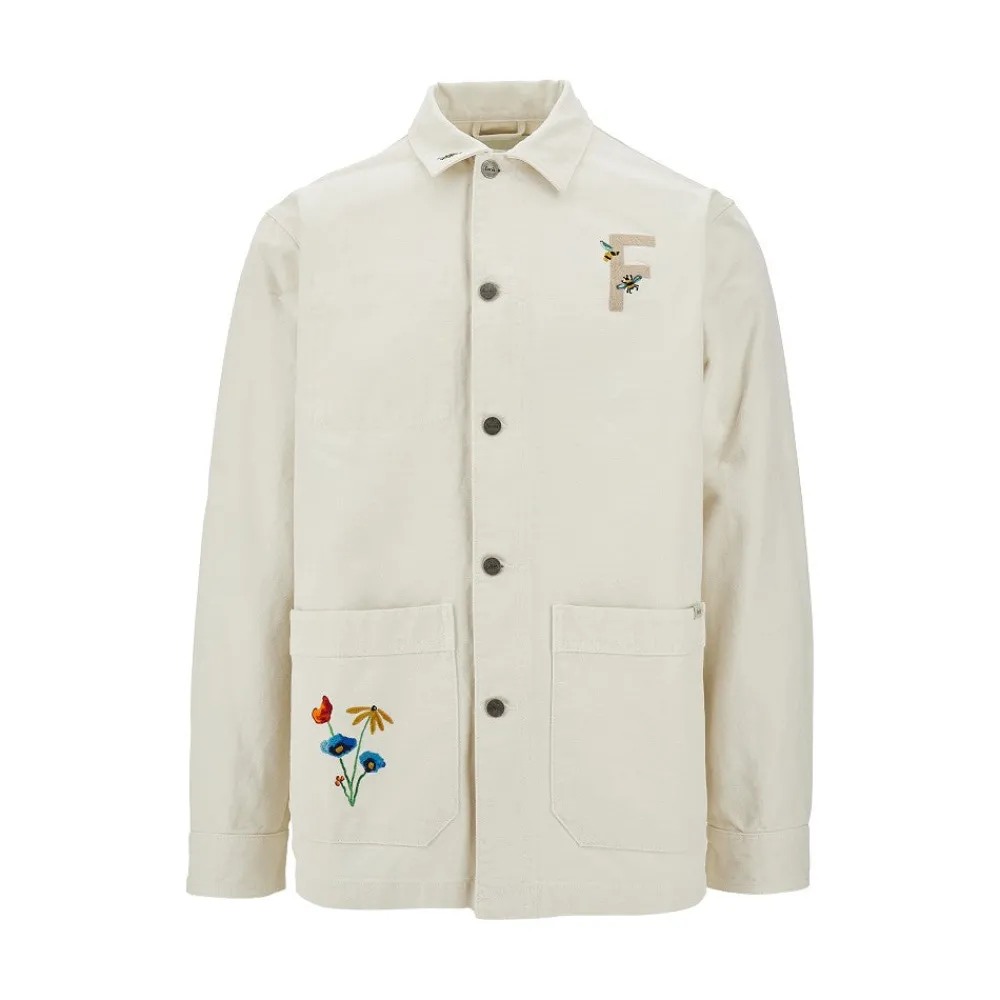 rowan_embroidered_canvas__0.webp Outlet Rowan' embroidered canvas overshirt Shirts