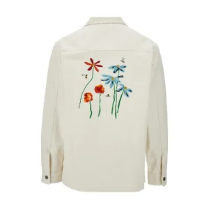 Outlet Rowan' embroidered canvas overshirt Shirts