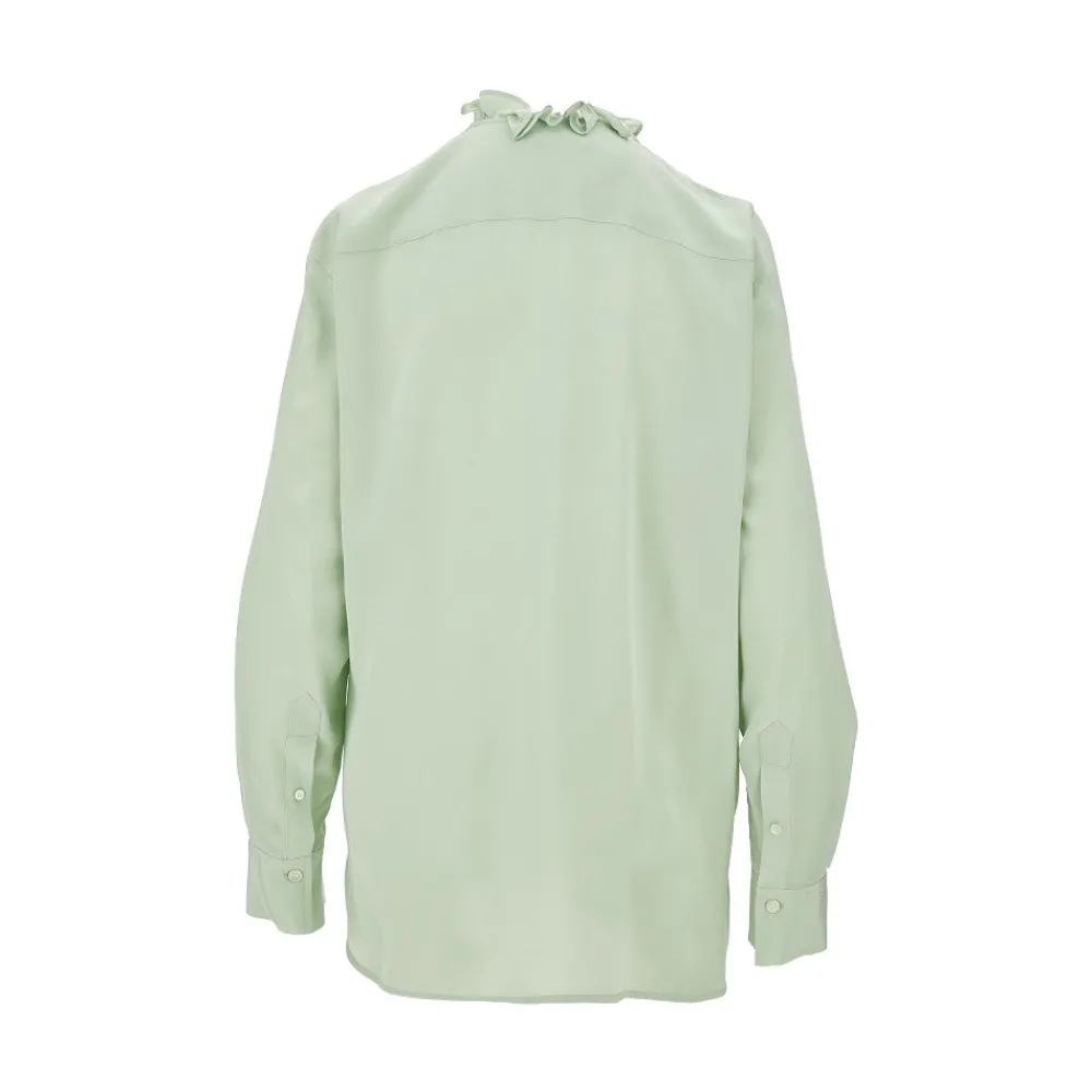 ruffled_crepe_de_chine_sh_2.webp Outlet Ruffled Crepe de Chine shirt Shirts