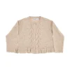 Discount Ruffled lurex knit cardigan Kids Clothing