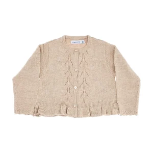 Discount Ruffled lurex knit cardigan Kids Clothing