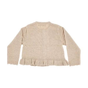 Discount Ruffled lurex knit cardigan Kids Clothing