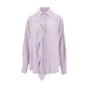 New Ruffled silk blouse Shirts