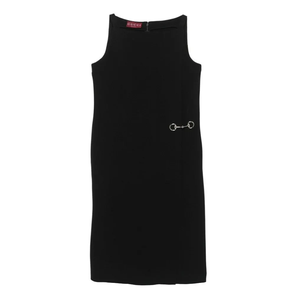 sabl_midi_dress_with_hors_0.webp Clearance Sablé midi dress with Horsebit detail Dresses