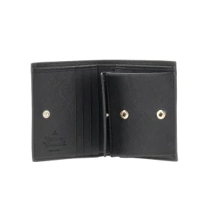 Hot Saffiano faux leather bi-fold wallet Wallets And Small Leather Goods