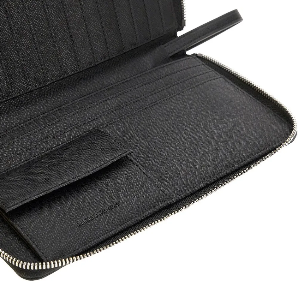 saffiano_faux_leather_org_3.webp New Saffiano faux leather organizer pouch Clutches