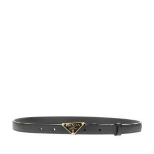 New Saffiano leather slim belt Belts