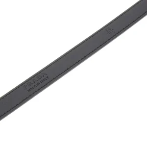 New Saffiano leather slim belt Belts