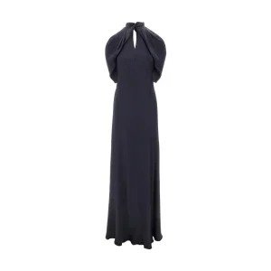Outlet Satin long dress Dresses