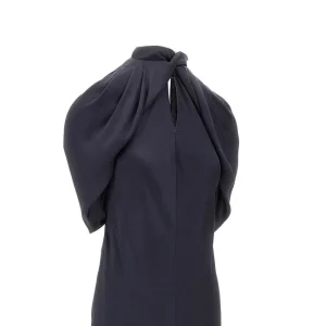 Outlet Satin long dress Dresses
