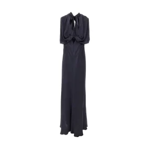 Outlet Satin long dress Dresses