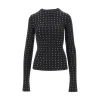 Sale Scuba jersey top with crystals Tops