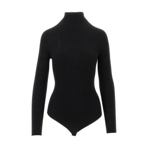Best Scuplting ribbed bodysuit Tops