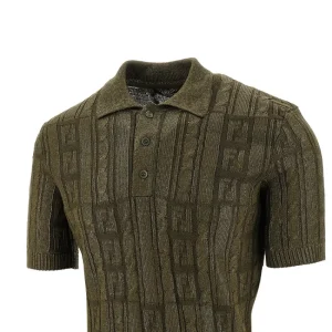 Best Semi-glossy knitted polo shirt Knitwear