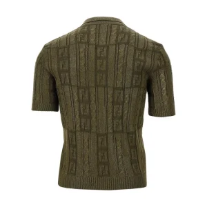 Best Semi-glossy knitted polo shirt Knitwear